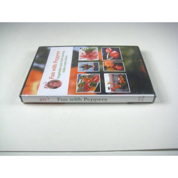 Nita's Fun with peppers DVD Vegetable Fruit Carving Instruction Video NTSC - Picture 3 of 3